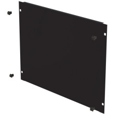 Blindplatte 19" Schnellverschluss 8HE Stahl schwarz