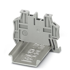 Endhalter für Tragschiene B=5mm grau - 1 Stück