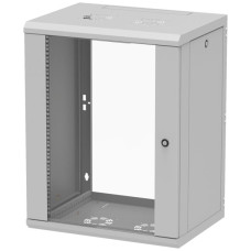 Netzwerk-Wandgehäuse 19" Z-Cube 15HE 767x600x450mm 60kg grau IP20