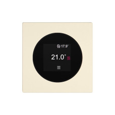 Raumthermostat EDIZIO.liv SNAPFIX 230VAC 2A 4-30°C 60x60mm crema