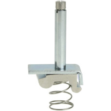 Stützbolzen Woertz 43mm Messing vernickelt