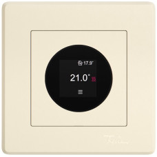 UP-Raumthermostat EDIZIO.liv SNAPFIX 230VAC 2A 4-30°C 96x96mm crema