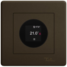 UP-Raumthermostat EDIZIO.liv SNAPFIX 230VAC 2A 4-30°C 96x96mm umbra