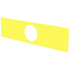 Bezeichnungsschild EAO45, gelb 150×38mm, ohne Beschriftung