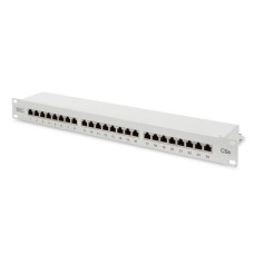 Digitus 19 Zoll CAT.5e Panel 24 Port 1HE geschirmt grau