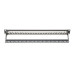 Modular Patchpanel 19" leer Blank 24 Ports geschirmt schwarz