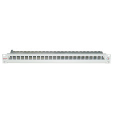 Patchpanel 19" Dätwyler MGK 1HE für 24xGG45 Edelstahl