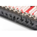 Patchpanel 19" Zoll Kat. 6 24-Port 0.5HE geschirmt schwarz