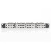 Patchpanel Digitus 19" für Keystone 48-Port RJ45 1HE geschirmt schwarz
