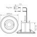 UP-Präsenzmelder ESYLUX PD-FLAT 360/8 RW BMS DALI-2 mit WINSTA CodeI
