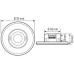 UP-Präsenzmelder ESYLUX PD-FLAT 360/8 RW DALI-2 weiss