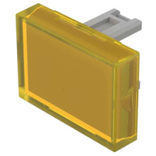 Druckhaube EAO31 15x21mm tansluzent gelb