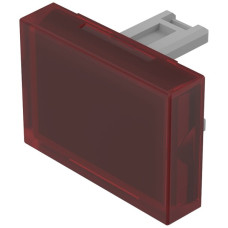 Druckhaube EAO31 15x21mm tansluzent rot