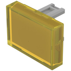 Druckhaube EAO31 15x21mm transparent gelb