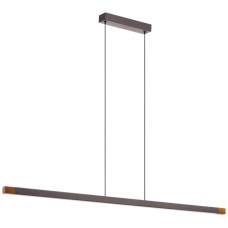 LED Hängeleuchte Lisciana 3000K 2500lm 1260mm alu/Holz