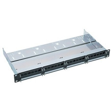 Rangierfeld 19" HD 1HE schwarz 24xLC-Duplex/MPO leer