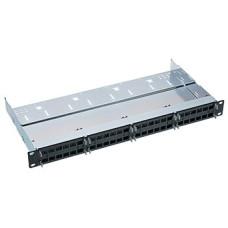 Rangierfeld 19" HD 1HE schwarz 48xLC-Duplex/MPO leer