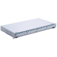 Rangierfeld LWL 19" FiberRack2 1HE 12xLC-Duplex OM4