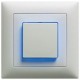Leucht-Druckschalter mit Seitenlinse (LED)