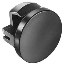 Blindabdeckung EAO01 schwarz Ø18mm