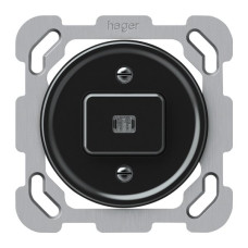 UP-Leuchtdruckschalter origin Sch 3 LED 77x77mm schwarz UP-Leuchtdruckschalter origin Sch 3 LED 77x77mm schwarz