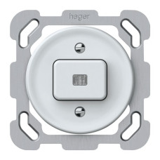 UP-Leuchtdruckschalter origin Sch 6 LED 77x77mm weiss UP-Leuchtdruckschalter origin Sch 6 LED 77x77mm weiss