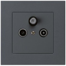UP-Antennendose kallysto.pro R/TV/SAT anthrazit KMP SAT