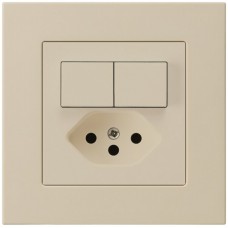 UP-Kombination 1/3+3/1P+Typ 13 kallysto.pro beige mit Kinderschutz KMP