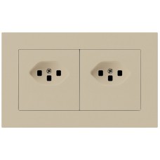 UP-Kombination kallysto.pro Gr.I-I horizontal 2xTyp 23 mit Schraubklemme C beige KMP