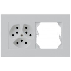 UP-Kombination kallysto.pro Gr.I-I horizontal 3xTyp 13+leer lichtgrau WH