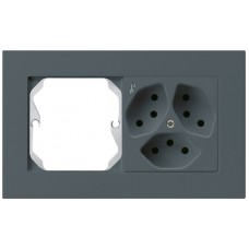 UP-Kombination kallysto.pro Gr.I-I horizontal leer+3xTyp 13S anthrazit KMP