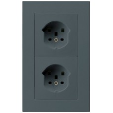 UP-Kombination kallysto.pro Gr.I-I vertikal 2xTyp 25 anthrazit KMP