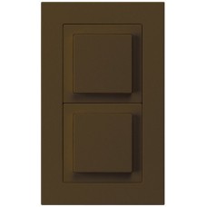 UP-Kombination kallysto.pro Gr.I-I vertikal Impulstaster+Schalter S3 braun KMP