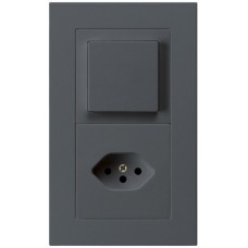UP-Kombination kallysto.pro Gr.I-I vertikal Impulstaster+Typ 13 anthrazit KMP