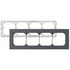 UP-Kopfzeile kallysto.pro 1x4 anthrazit