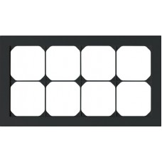 UP-Kopfzeile kallysto.pro 2x4 schwarz horizontal