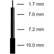 Koaxialkabel Bambus 6dB WISI MX06 50MHz 2.5dB/860MHz 11.2dB - Länge 1000m