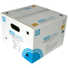 Koaxialkabel WISI 75Ohm MK96A 6.8mm 1GHz/19.4dB Box=250m weiss Dca s3 d2 a3 - Länge 250m