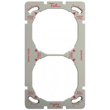 Befestigungsplatte SNAPFIX Befestigungssystem Senkrecht oder Waagrecht 2 x 1 oder 1 x 2 137 x 77 mm 