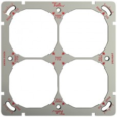 Befestigungsplatte SNAPFIX Befestigungssystem Quadratisch 2 x 2 137 x 137 mm