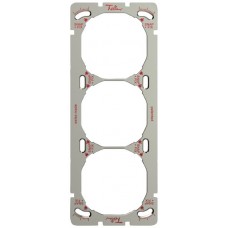 Befestigungsplatte SNAPFIX Befestigungssystem Senkrecht oder Waagrecht 3 x 1 oder 1 x 3 197 x 77 mm