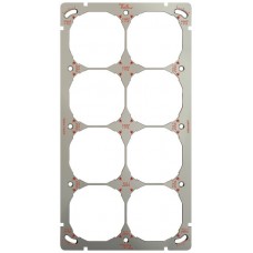 Befestigungsplatte SNAPFIX Befestigungssystem Senkrecht oder Waagrecht 4 x 2 oder 2 x 4 257 x 137 mm