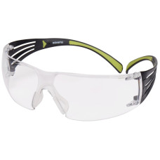 Schutzbrille 3M SecureFit SF401AF Bügel schwarz/grün Gläser transparent
