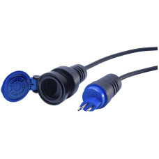 Verlängerung ELBRO T13/T13 H07RN-F3G1.5mm² GDV 10m IP55 schwarz