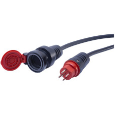 Verlängerung ELBRO T15/T15 H07RN-F5G1.5mm² GDV 5m IP55 schwarz