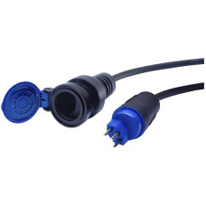 Verlängerung ELBRO T23/T23 H07RN-F3G2.5mm² GDV 10m IP55 schwarz
