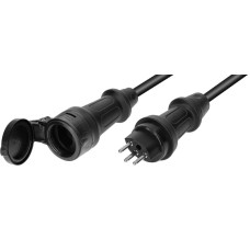 Verlängerung MH T23/T23 TH55 H07RN-F3G2.5mm² GDV 20m IP55 schwarz