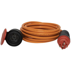 Verlängerungskabel Brennenstuhl T25 N07V3V3-F 5x2.5mm² 16A 10m IP55 orange