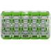 Verbindungsklemme WAGO Green Range 10L 0.2-4mm² mit Hebel grün Transparent - 15 Stück