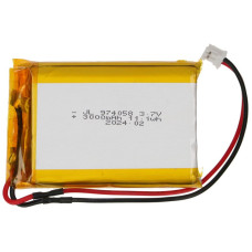 Akku MH maxLUCE Lithium-Ionen 3.7V 11.1Wh Kabel und Stecker